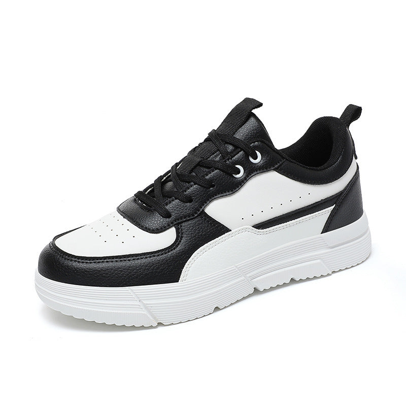 Leather Surface Sports Male Soft Bottom Running Shoes