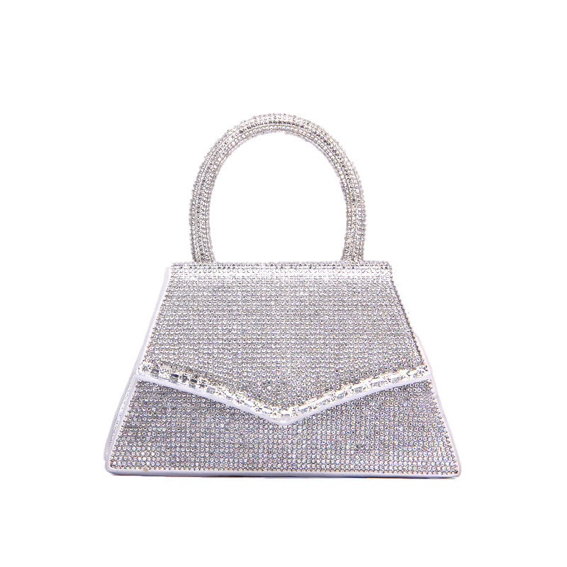 Sac à main pour robe de soirée en strass brillant pour femme