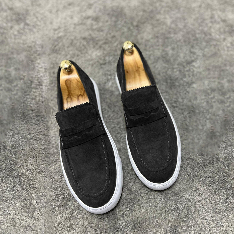 New European And American British Business Casual Slip-on Lazy Men's Loafers