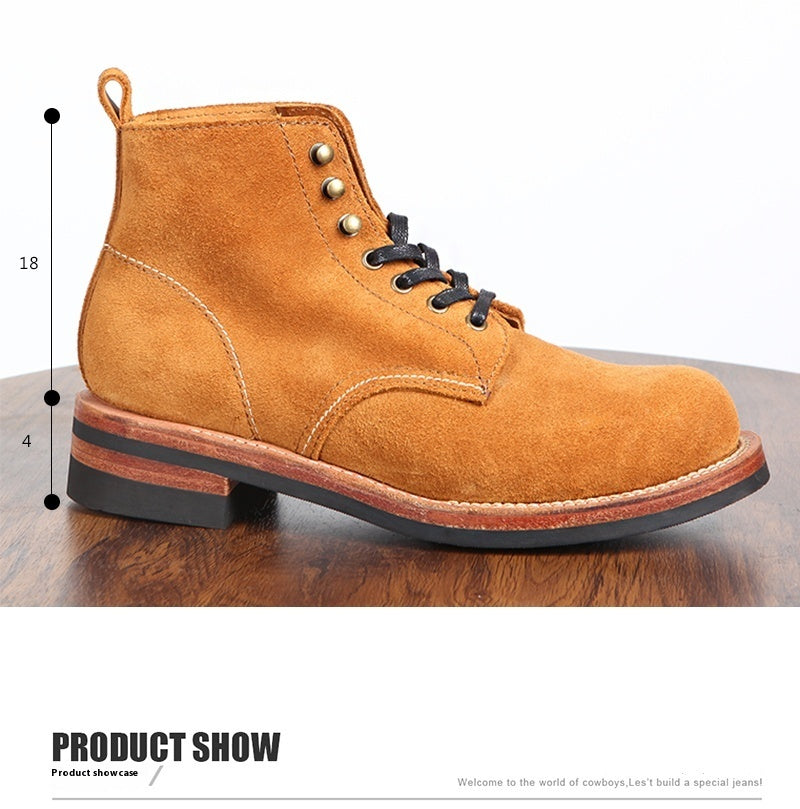 Round Head Outdoor High-top Casual Worker Boot