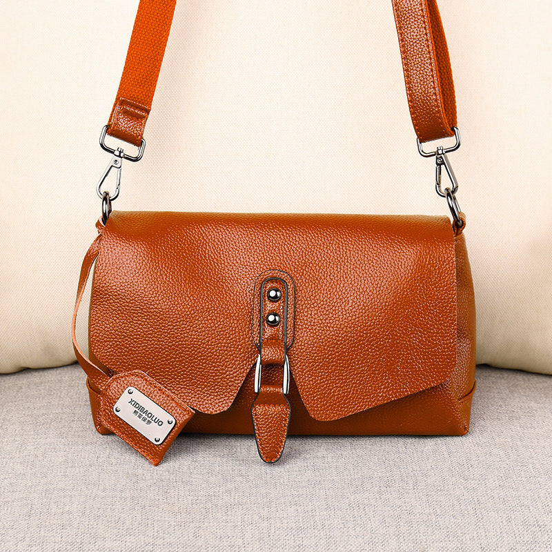 Flip Leather Shoulder Messenger Fashion Women's Bag