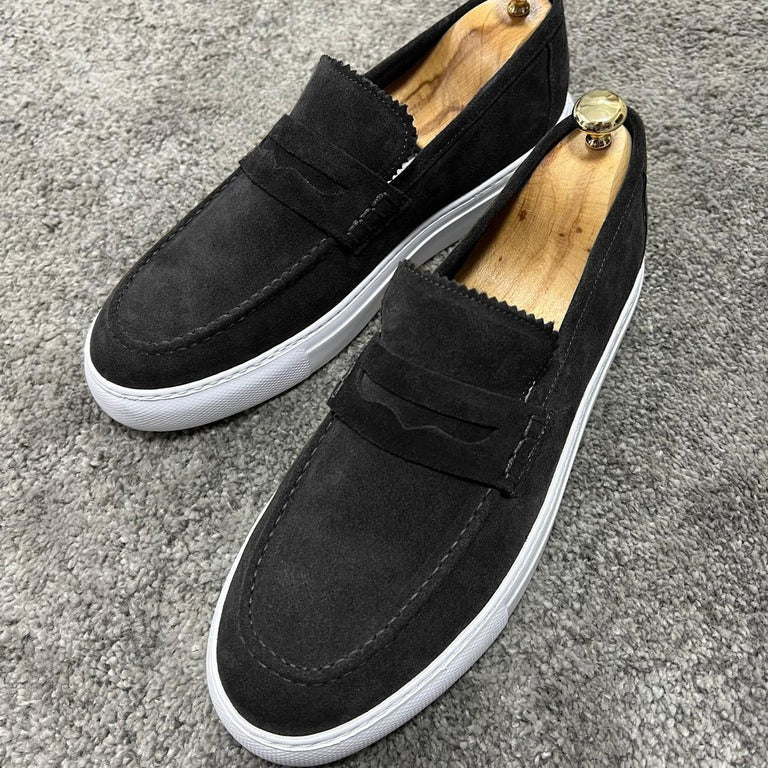 New European And American British Business Casual Slip-on Lazy Men's Loafers