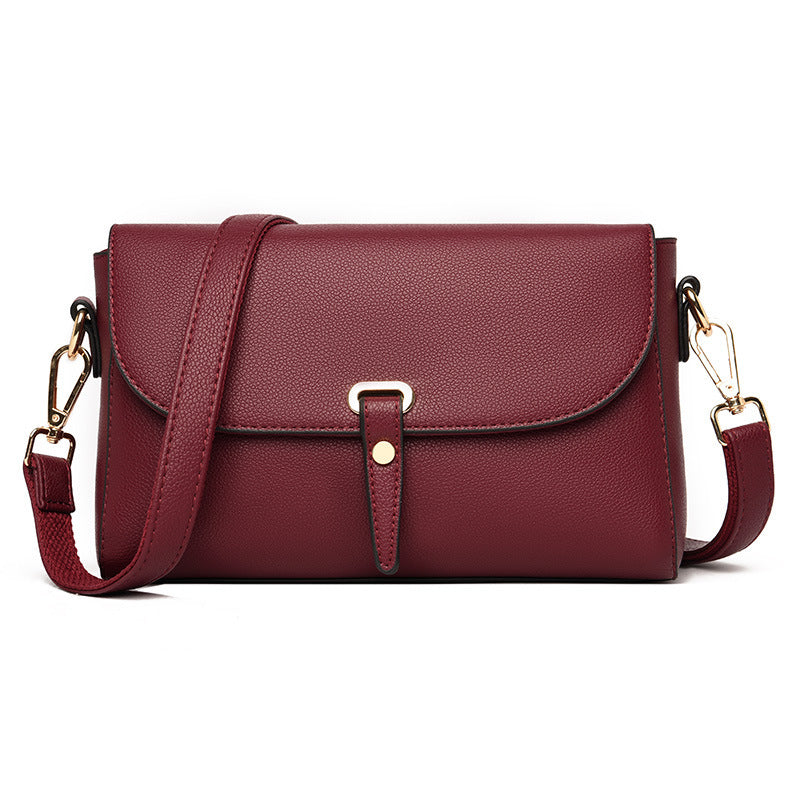 Bolso de mujer de mediana edad, bolso para madre, nuevo bolso cruzado de moda simple para mujer, bolso de hombro informal de moda coreana