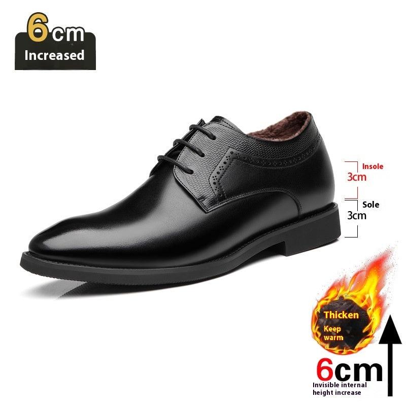 Chaussures en cuir pour hommes, chaussures de ville pointues et décontractées