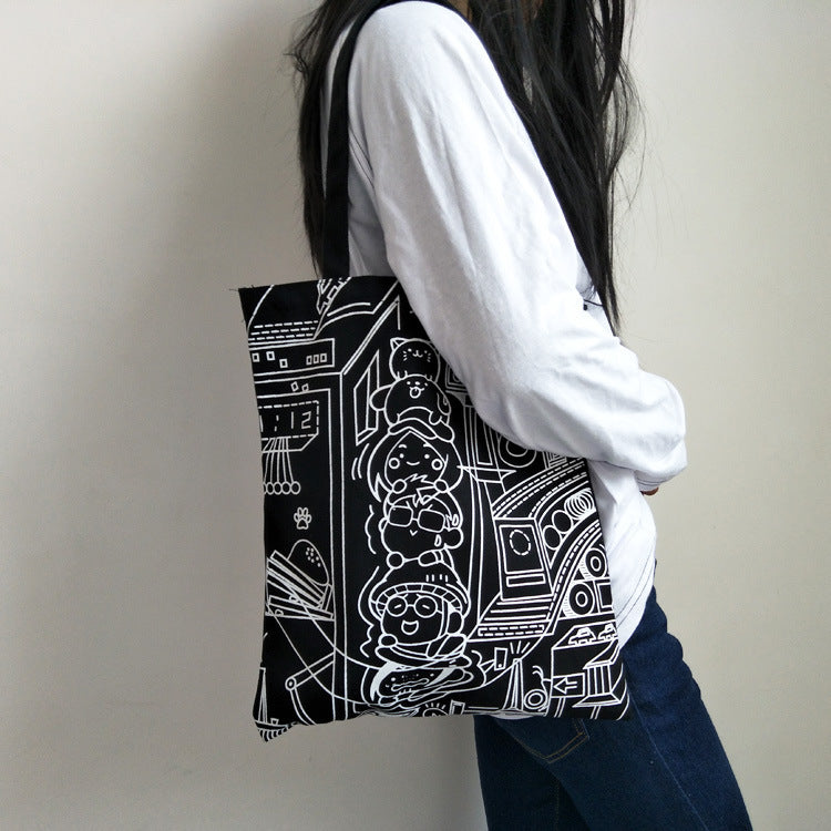 New Canvas Bag Female Japanese And Korean Department