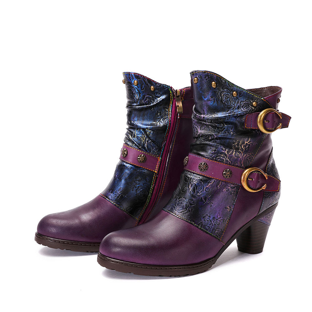 Botas de mujer retro Zapatos de mujer bohemios