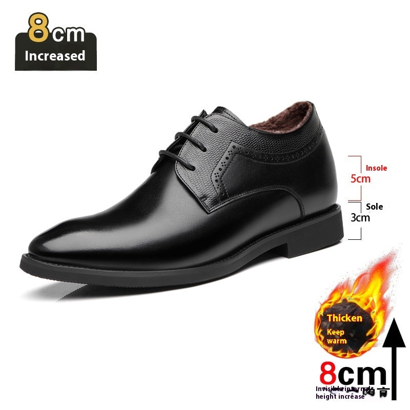 Chaussures en cuir pour hommes, chaussures de ville pointues et décontractées