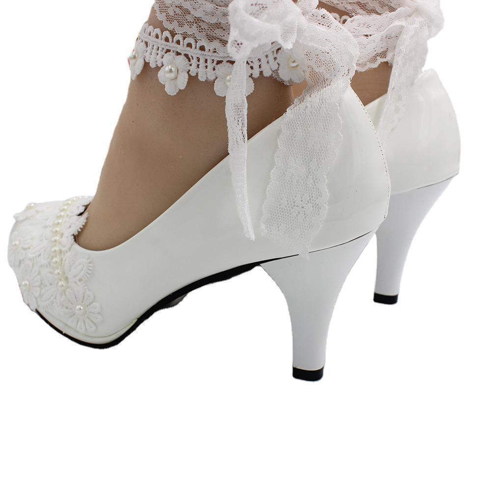 Women's Wedding Dress High Heels