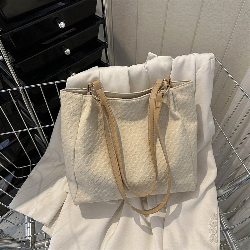 Sacs à bandoulière décontractés de grande capacité pour femmes, sac à main de shopping à la mode