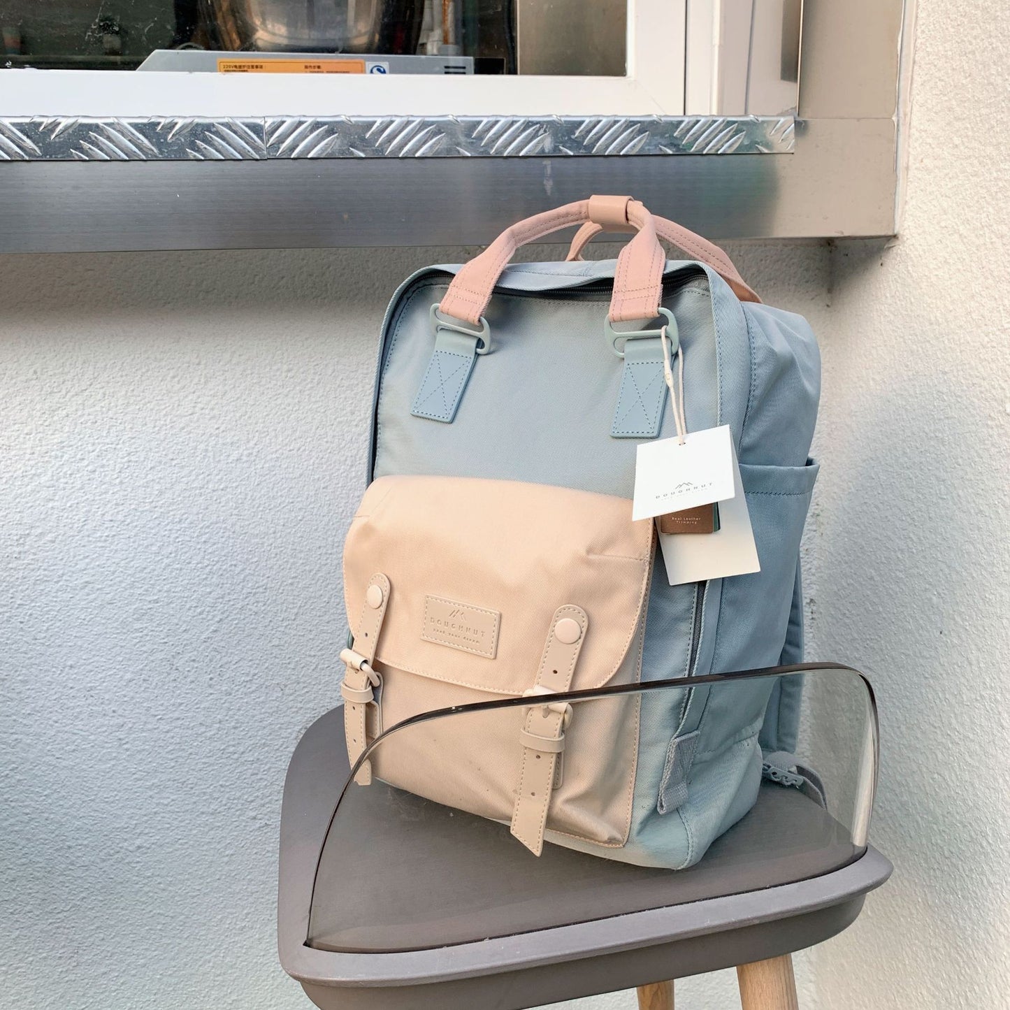 Sac à dos en nylon imperméable pour étudiant, Macarons naturels classiques