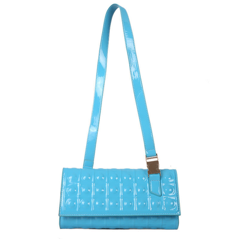 Multi-Color Crossbody Fashion Diamond Chain Small Square Bag