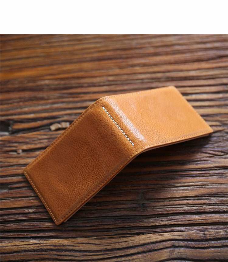 Handmade Retro First Layer Cowhide Men's Genuine Leather Multifunctional