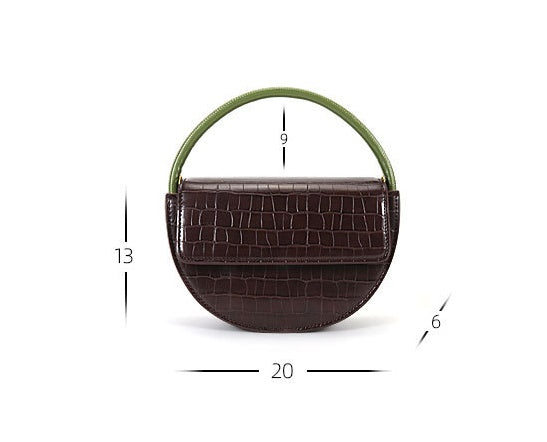 Leather Women's Handbags Niche Design And High-end Sense