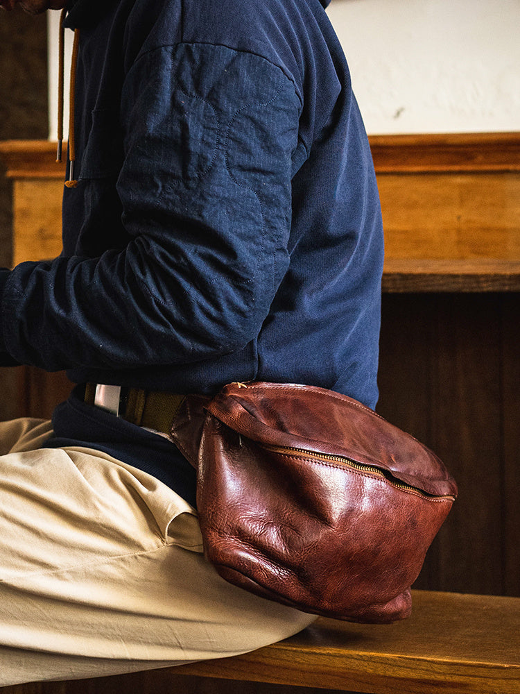 Bolsa de pecho para bicicleta estilo americano estilo retro Amikaki