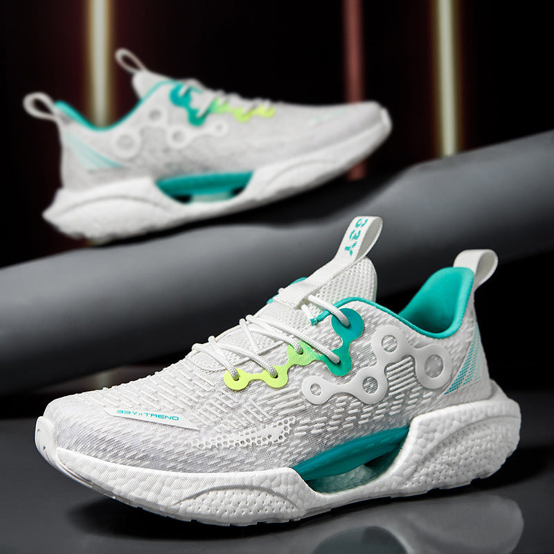 Breathable Fly Woven Mesh Heightened Sneakers