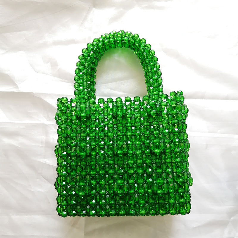 Sac d'été tissé à la main avec perles