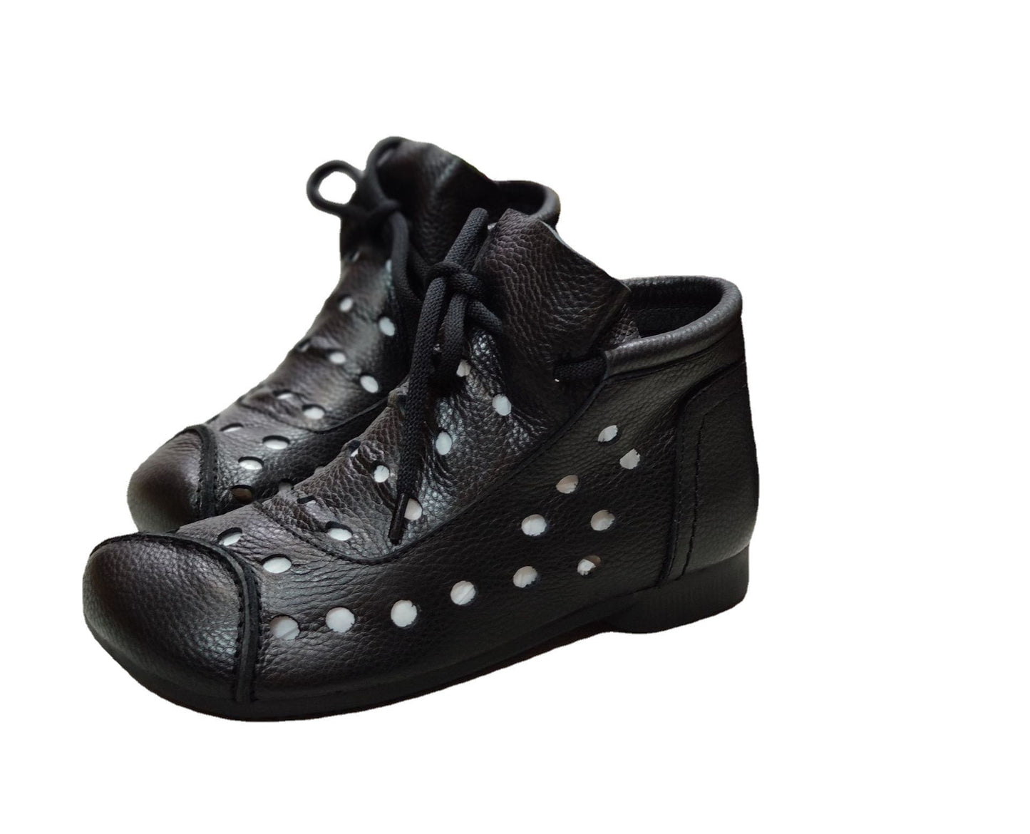 Versatile Casual Retro Women's Cool Boots With Soft Soles And Soft Surface Holes