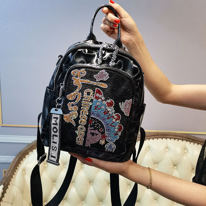 Bolso de hombro de moda estilo occidental con personalidad para mujer