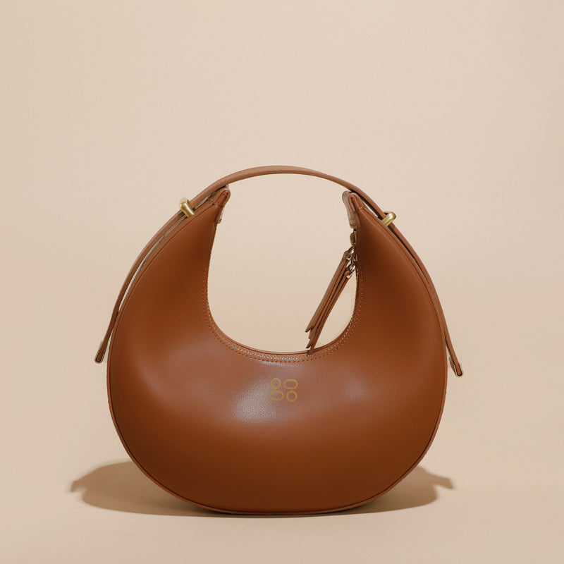 Nouvelle tendance de la mode Sac pour femme Demi-cercle Design de niche pour dames