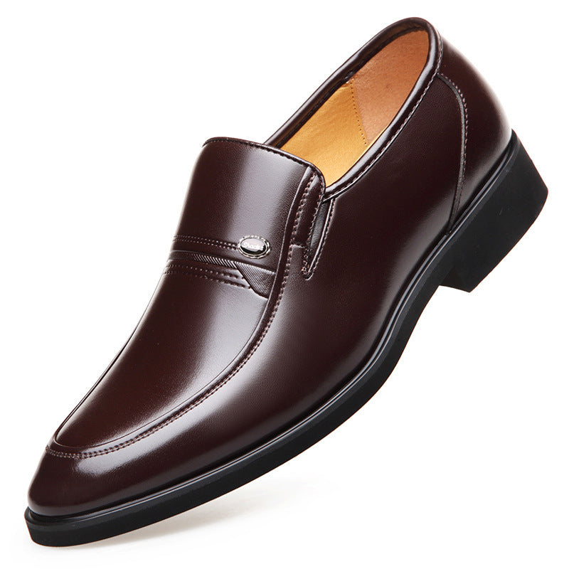 Chaussures en cuir pour hommes, tenues d'affaires formelles, semelles souples, antidérapantes