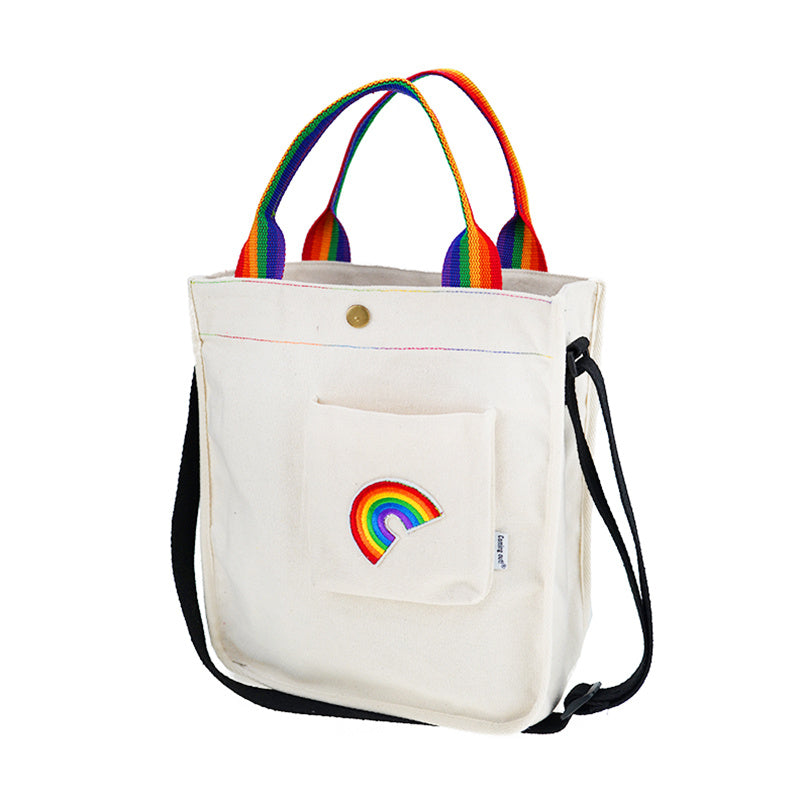 Bolso bandolera portátil en blanco y negro para parejas