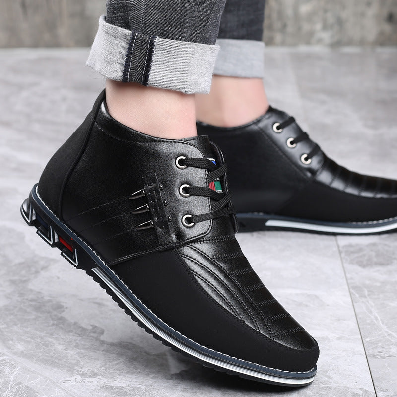 Chaussures montantes pour hommes, décontractées, mode, grande taille