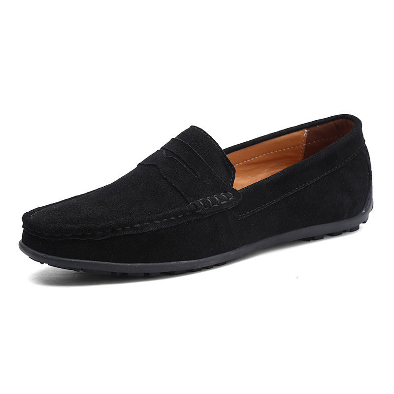 Chaussures de conduite tendance pour hommes de style coréen Matte Gommino