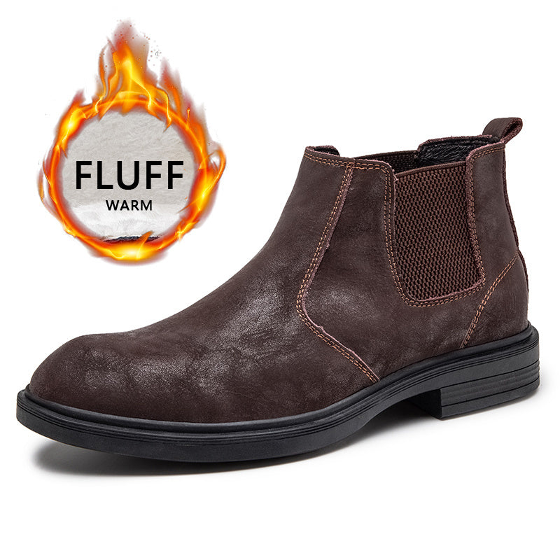 Men's Outdoor Casual Cowhide Martin Boots