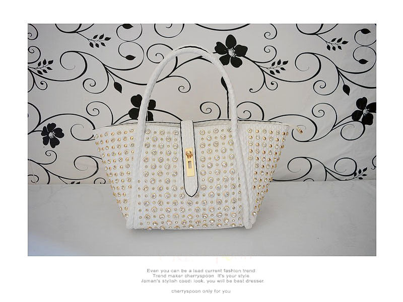 Diamond-studded Dumpling Bag Shoulder Messenger Lady Bag