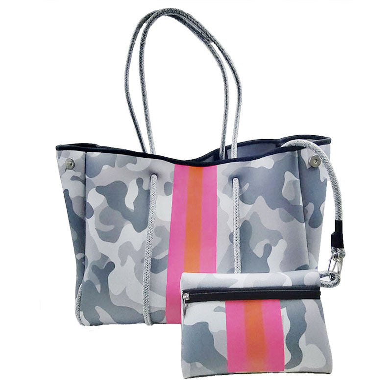 Bolso de hombro de viaje con estampado de gran capacidad para mujer