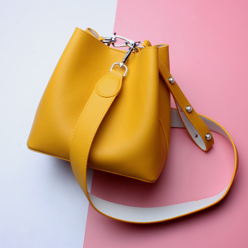 Nuevo bolso diagonal de gran capacidad con cordón de moda para mujer