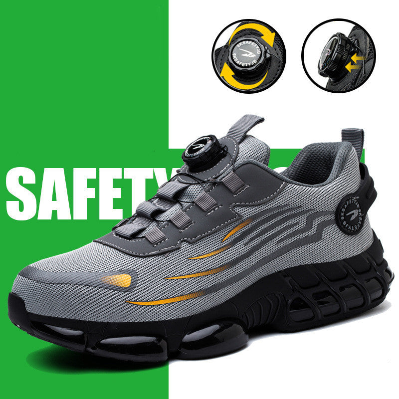 Chaussures de protection sans lacets pour hommes Lazybones Fashion