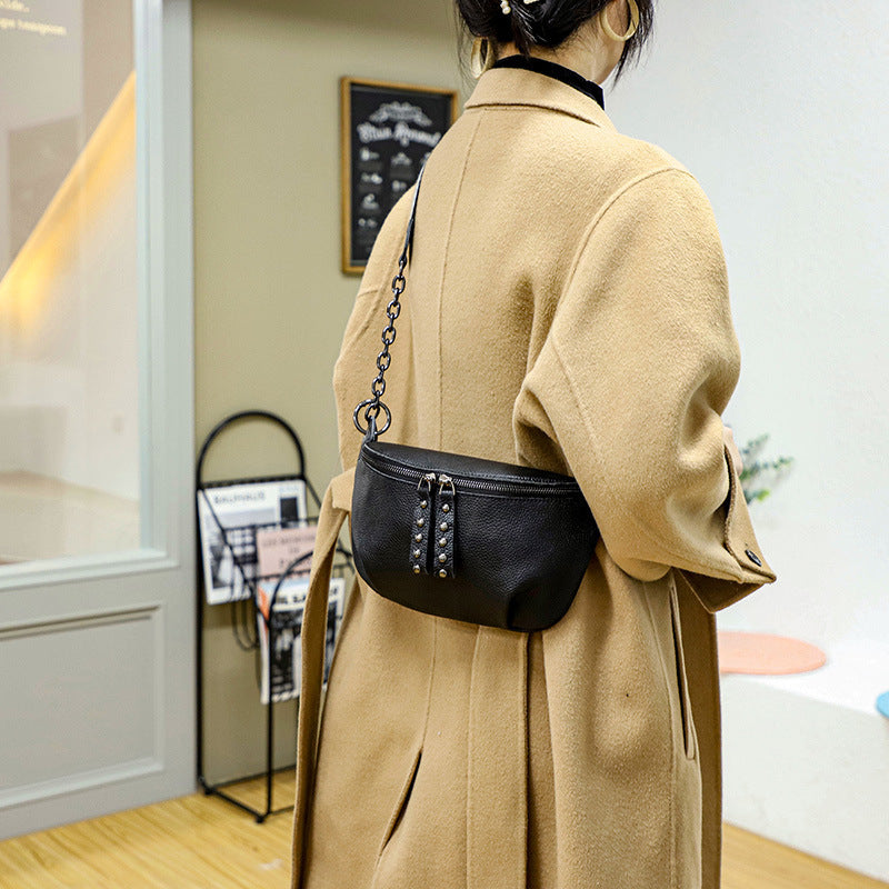 Sac messager à bandoulière simple et tendance pour femme