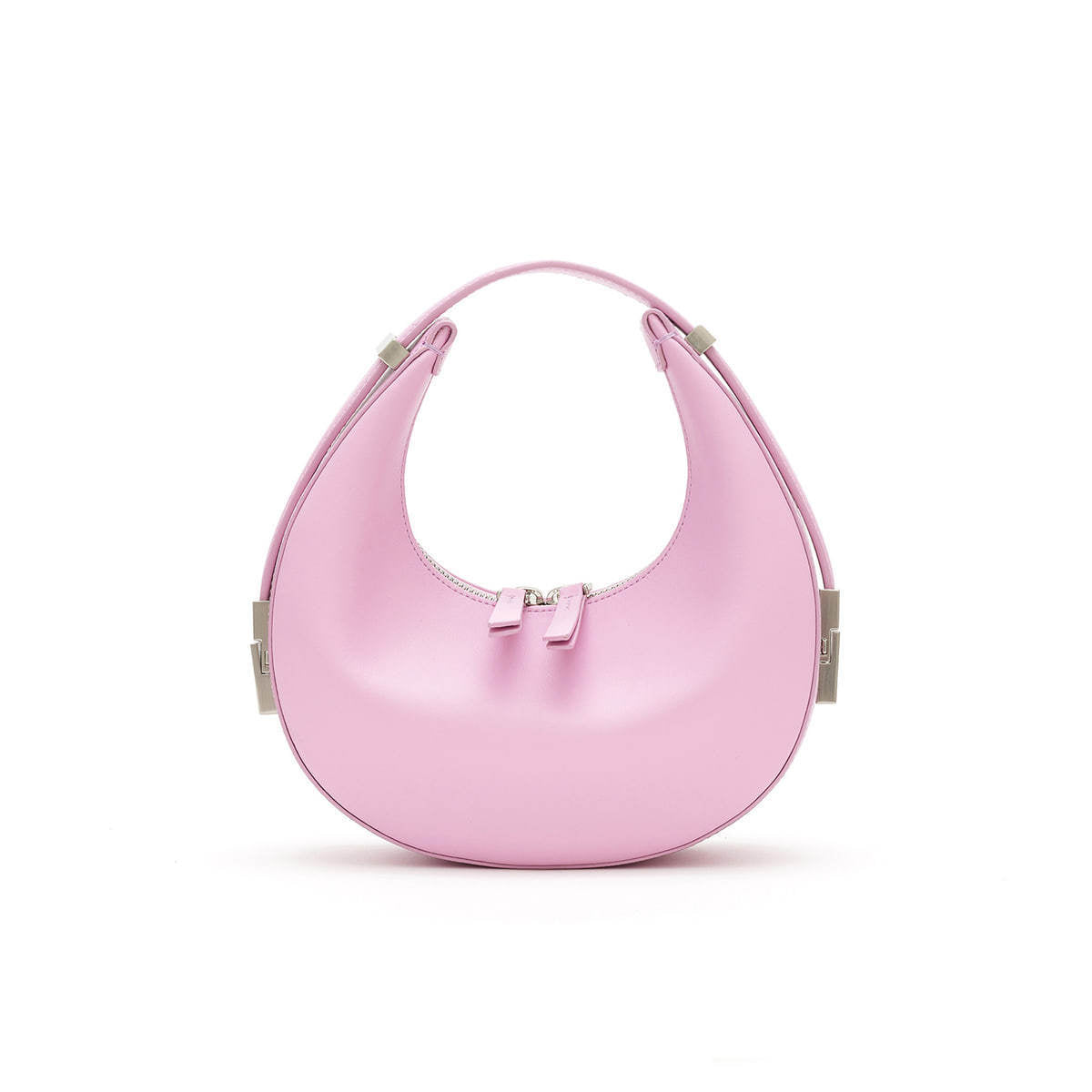 Bolso mini con forma de media luna y elegante temperamento