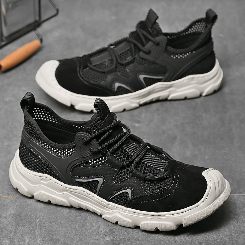 Men's Summer Breathable Hollow Thin Mesh Shoes