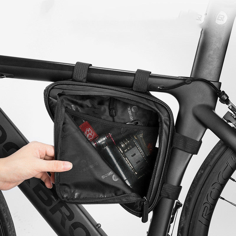 Bolsa impermeable para bicicleta con forma de triángulo