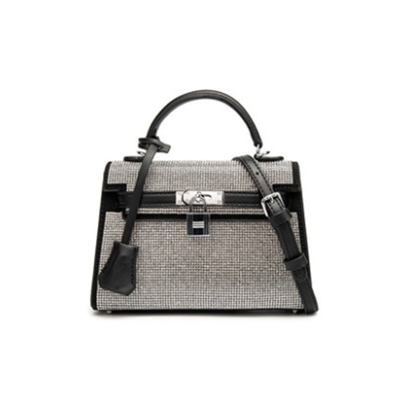 Fashion Spring Handheld One Shoulder Crossbody Diamond Rhinestone Bag