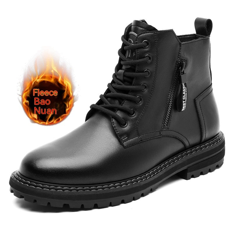 Bottes Dr Martens pour hommes, tendance, en velours, pour le travail