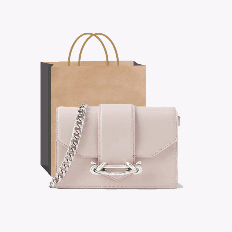 Metal One-Shoulder Diagonal Small  Bag