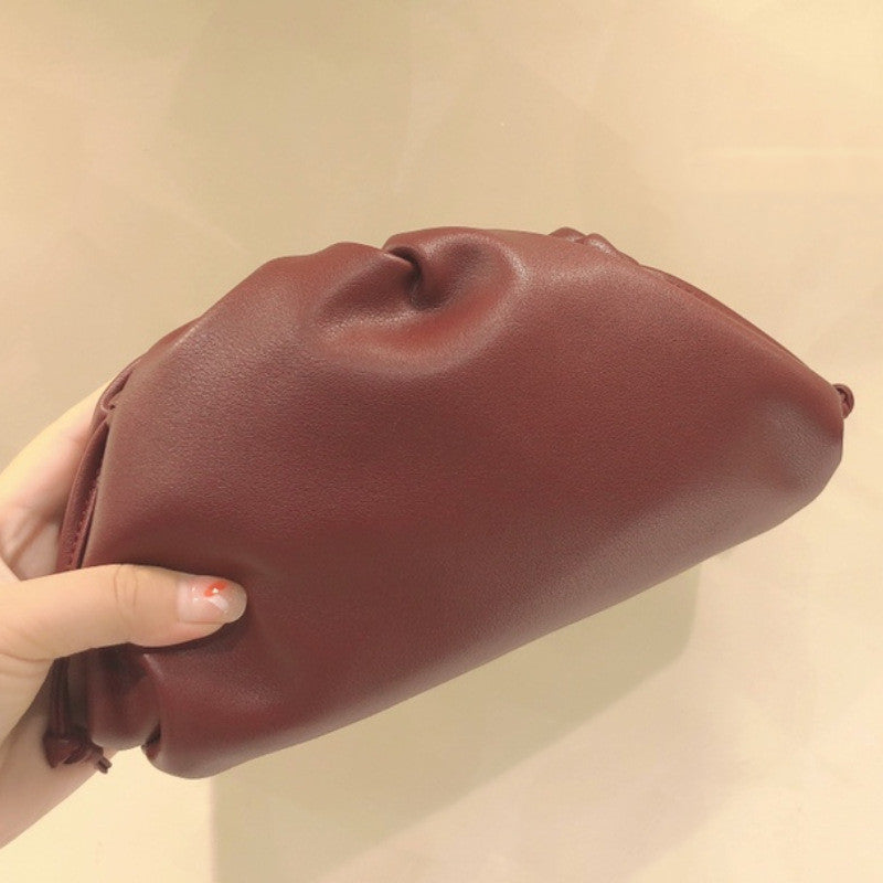 Fashion One-shoulder Messenger Hand-made Dumpling Bag Female