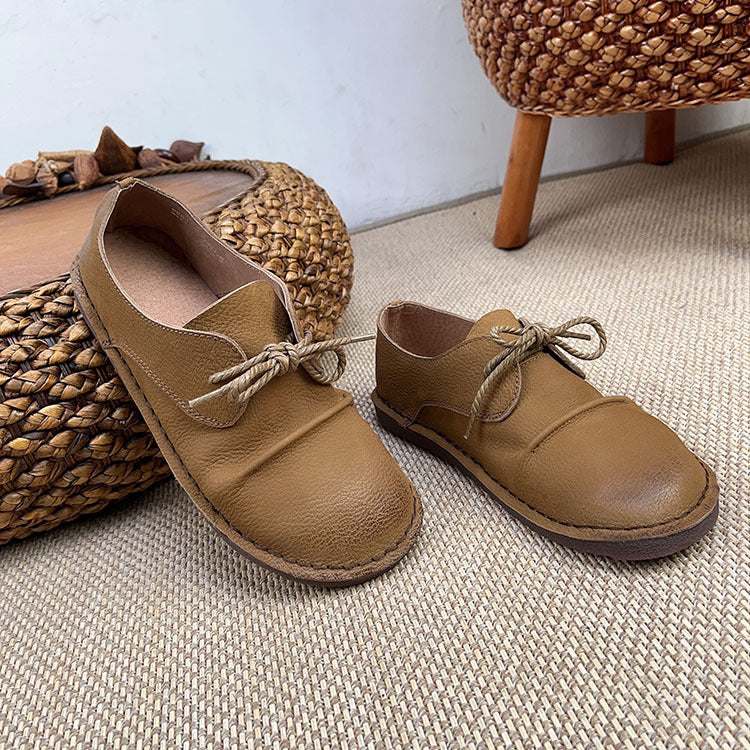 Chaussures décontractées simples à semelle souple et à tête ronde pour femmes