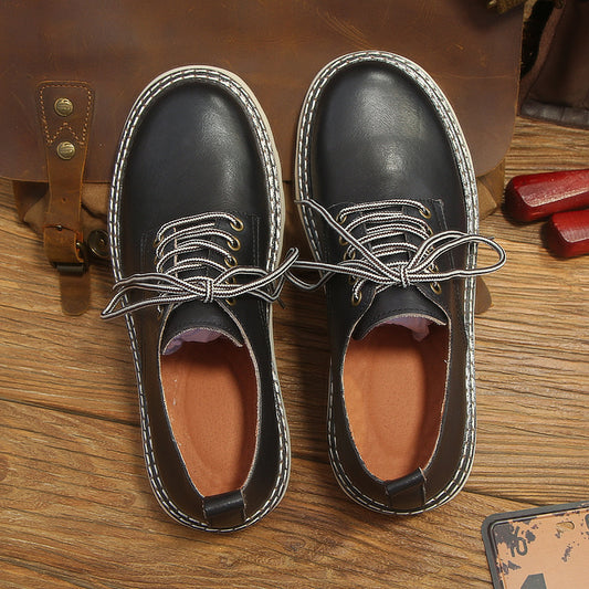 Leather Shoes Spring Men's Shoes Genuine Leather High-end Pure Leather Shoes