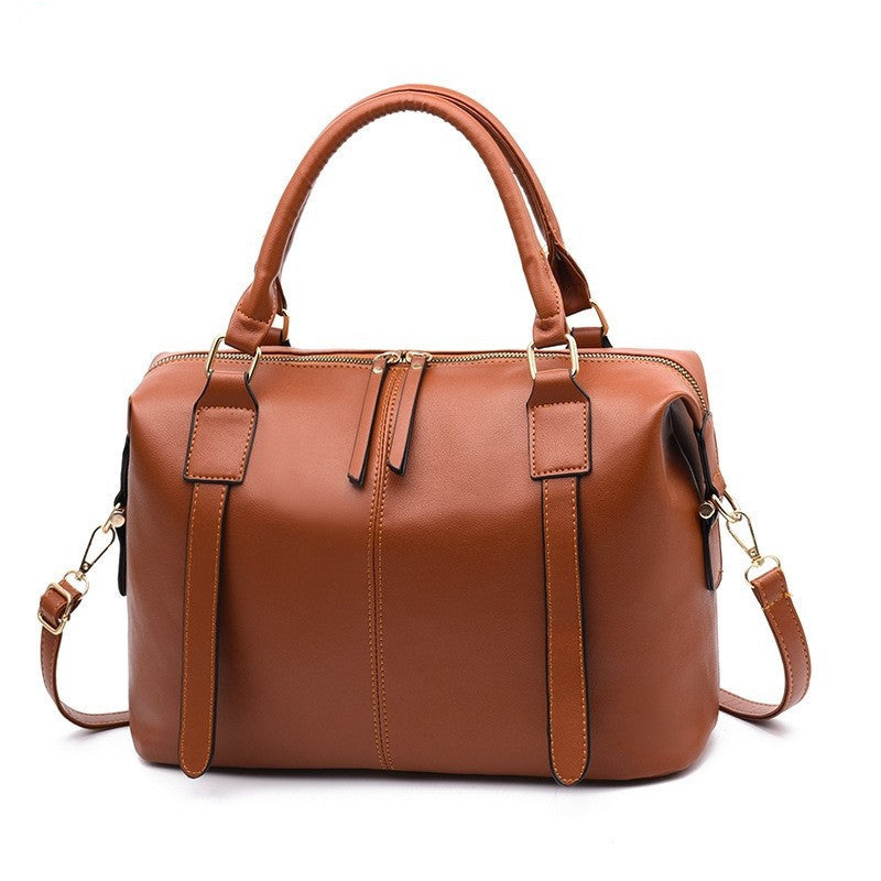 Women Leather Handbag Vintage Bag Shoulder Bags Big Bag