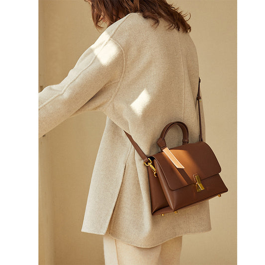 Sac à main messager à une épaule rétro tendance pour femme