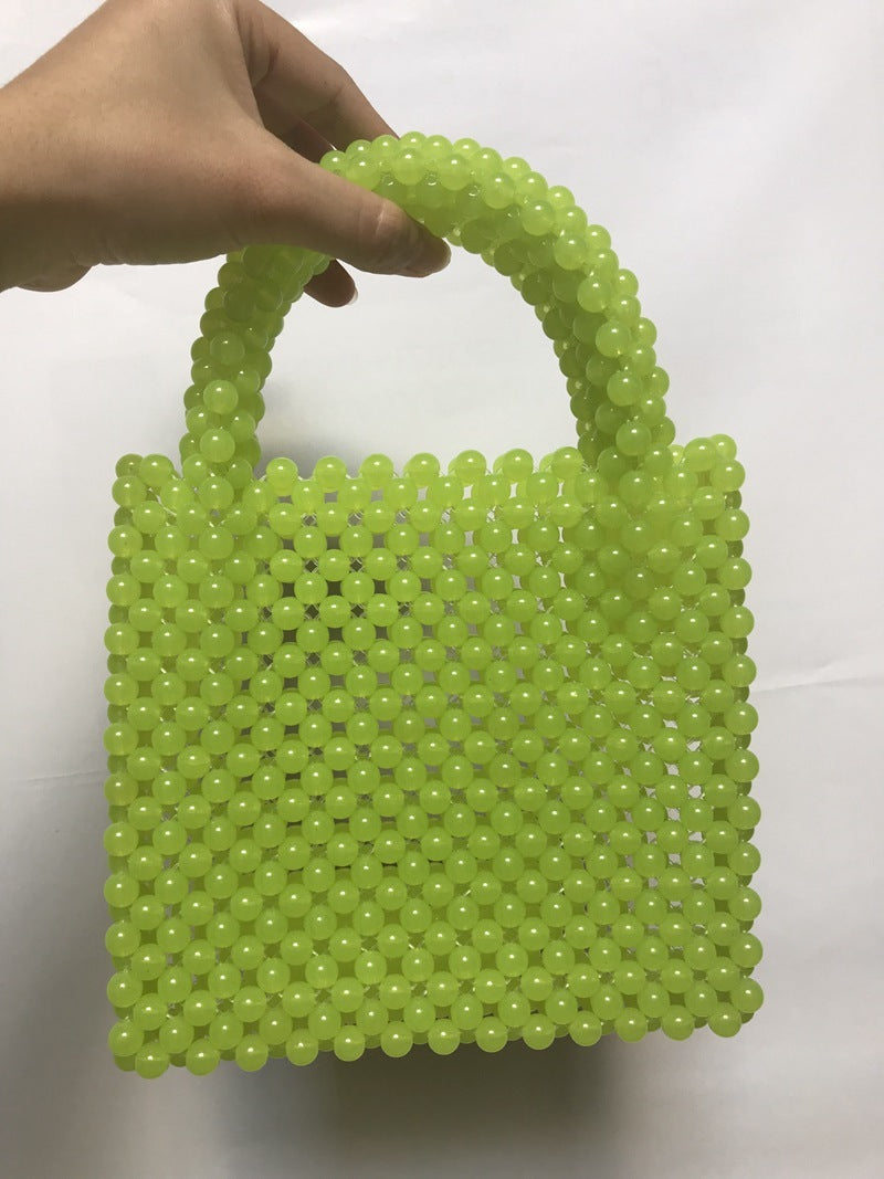 Hand-woven Beaded Handbag Dinner Bag Small Square Bag