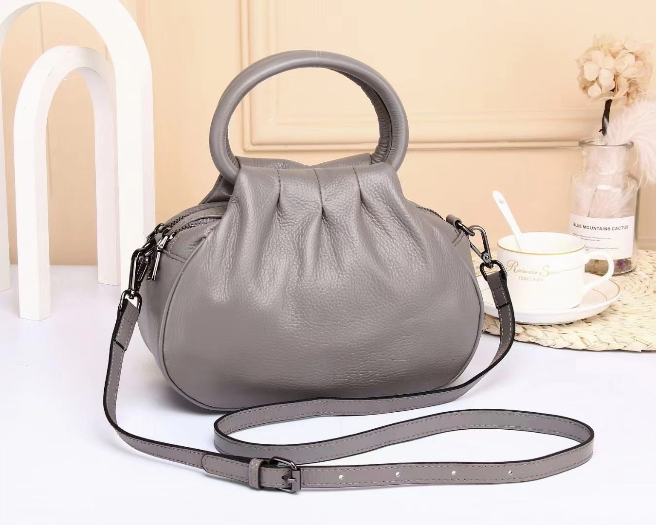 Bolso bandolera multifuncional de mano para mujer