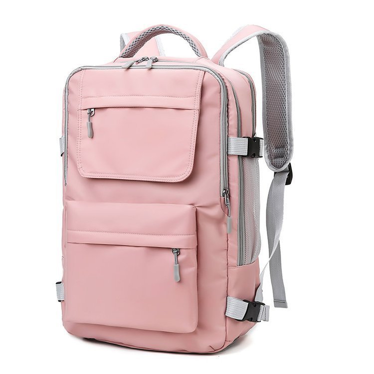 Solid Color Fashion Travel Backpack Dry And Wet Separation