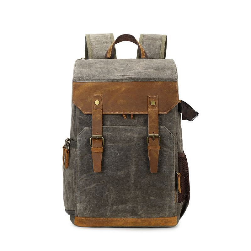 Outdoor Bag Canvas Casual Backpack Camera Bag