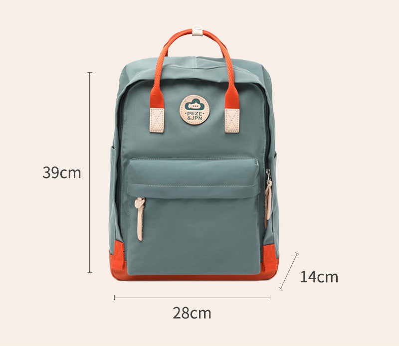 Mochila de viaje de nuevo estilo, sencilla y moderna, para la escuela