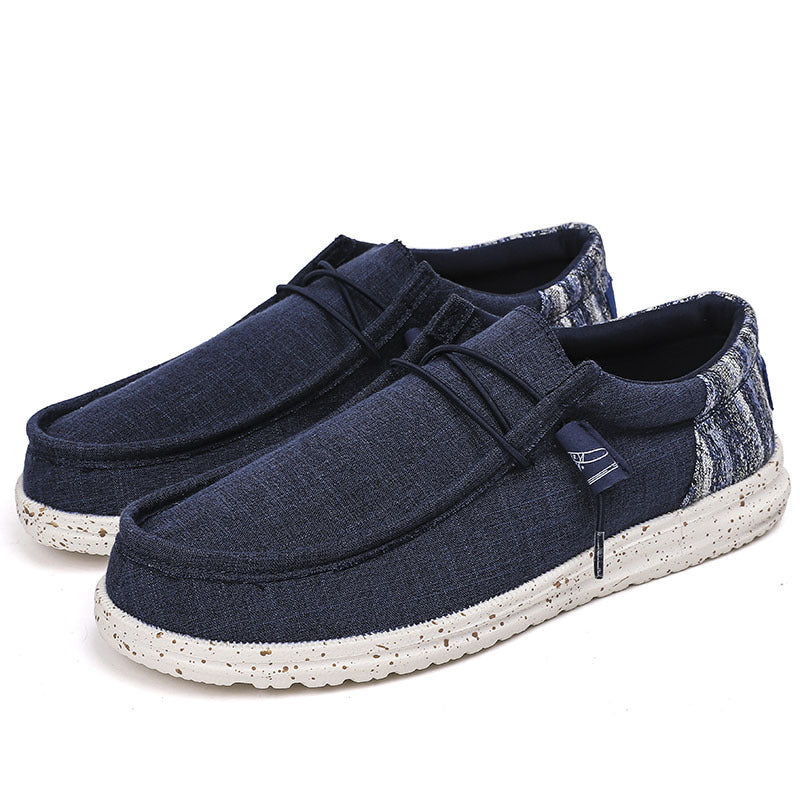 Men's Patchwork Breathable Casual Canvas Shoes